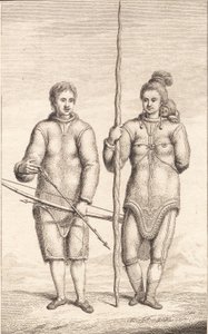 Two Greenlanders by J.F. Clemens