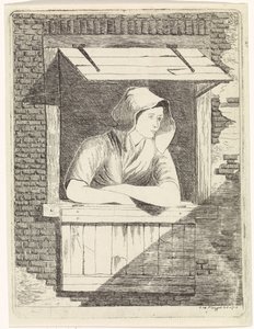 Woman by an Open Window