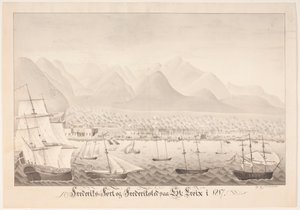 Frederiksfort and Frederiksted on St. Croix by J.L.V. Michaelsen