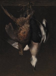 Game. A Pheasant and an Eider by J.L. Jensen