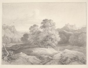 Landscape from the Surroundings of Rome by J.L. Lund
