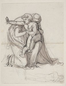 Mother and Child. Study for Andromache Mourning Hector