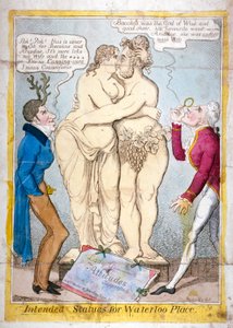 Intended statues for Waterloo Place by JL Marks