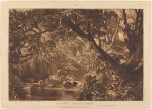 Aesacus and Hesperie, published 1819 by Joseph Mallord William Turner
