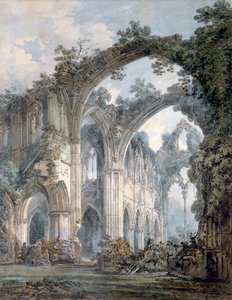 Inside of Tintern Abbey, Monmouthshire