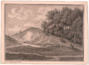 Hilly Terrain with Gravel Pit and Trees by J.P. Møller