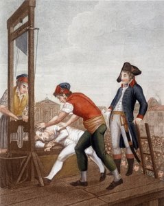 Maximilien Marie Isidore de Robespierre at the Guillotine
