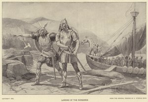 Landing of the Norsemen by J. (after) Steeple Davis
