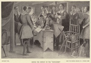 Signing the Compact on the 