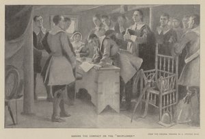 Signing the Compact on the 