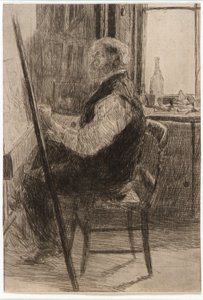 Artist Seated at Easel