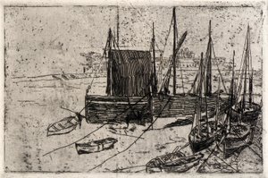 Boats at Port Erin--Isle of Man