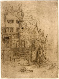 My Back Yard no. 1 by J. Alden Weir