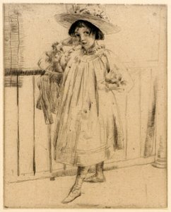 On the Porch by J. Alden Weir