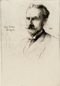 Portrait of Dr. Robert F. Weir by J. Alden Weir