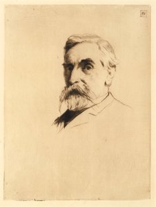 Portrait of Robert Weir by J. Alden Weir