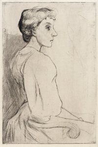 Portrait of a Woman by J. Alden Weir
