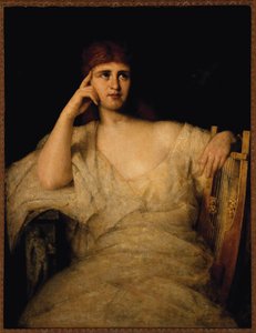 The Muse of Music by J. Alden Weir