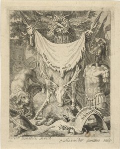 Title Page for a Series with Scenes from the Life of Achilles by J. Alexander Janssens