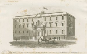 Burslem - factory of Messrs. Samuel Alcock & Cos.: steel engraving