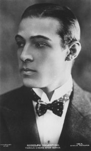 Rudolph Valentino, Italian actor, known simply as Valentino and also an early pop icon