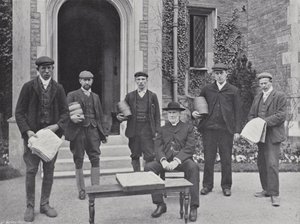 Hallaton Hare Pie Festival, the Vicar and Deputation by J. Benjamin Stone