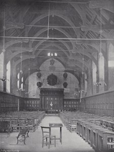 Pancake Tossing at Westminster School, the Great Hall by J. Benjamin Stone