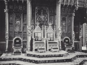 The Throne in the House of Lords by J. Benjamin Stone