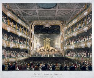 Interior View of Covent Garden Theatre, Bow Street, Westminster, London