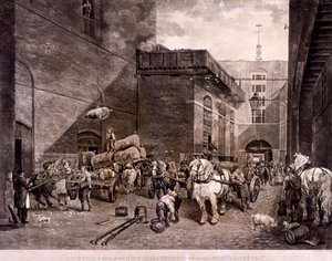 The Hour Glass Brewery on Upper Thames Street, London