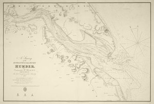 A Survey of the Entrance to the River Humber by Commander William Hewett, R.N. Made by Order of the Lords Commissioners of the Admiralty 1828 by J. & C. Walker