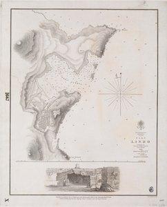 Archipelago, Rhodes I., Port Lindo Surveyed by Captain Thomas Graves, HMS 