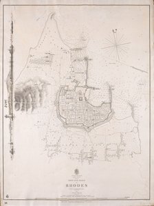 Archipelago, Rhodes Island, town and ports of Rhodes surveyed by Commander Thomas Graves, HMS 