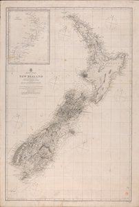 Chart of New Zealand by J. & C. Walker