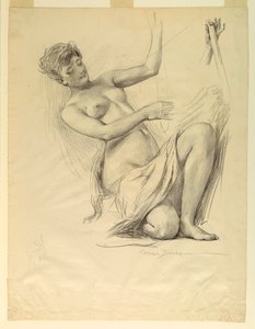 Figure Study, Possibly for Dome of Manufactures and Liberal Arts Building, World