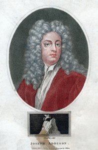Joseph Addison, English politician and writer, 1796 by J. Chapman