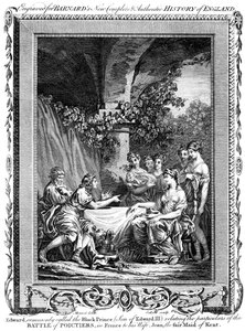 Edward, the Black Prince, relating the particulars of the Battle of Poitiers