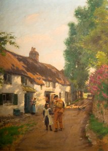 Home Along (Dashpers Lane, Brixham, Devon) by J. Cooke