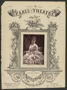 Paris Theatre: Blanche Pierson by J. Émile Tourtin