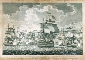 View of the British Fleet under the command of Admiral Duncan