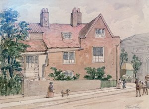 Old Houses at Kennington Green by J. Findley