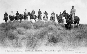 French Foreign Legion cavalry, Forthassa Gharbia, Algeria, c1905