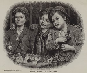 June Roses in the City by J. Gillis Brown