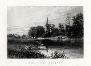Stratford on Avon, England, 1883 by J. Godfrey