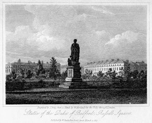 Statue of the Duke of Bedford, Russell Square, Bloomsbury, London by J. Greig