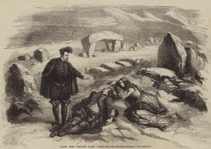 Scene from the New Drama, Hamilton of Bothwellhaugh by J. H. Nicholson
