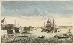 View of Blackwall looking towards Greenwich