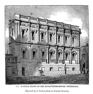 Eastern front of the banquetting house, Whitehall, 1843