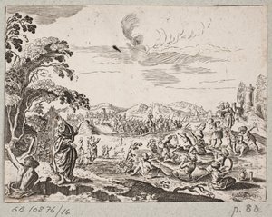 Illustration to Adam Olearius, “Persianischer Rosenthal von einem Sinnreichen Poeten Schich Saadi [...]”, Schleswig 1660