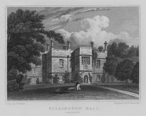 Tissington Hall, Derbyshire (engraving)